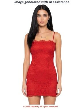 NWT Majorelle S racing red Apollo dress